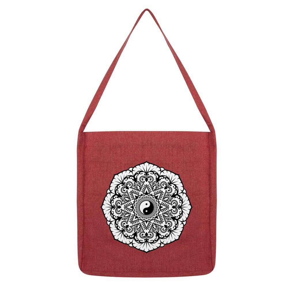 Mandala Tote Bag Bag kite.ly Melange Red