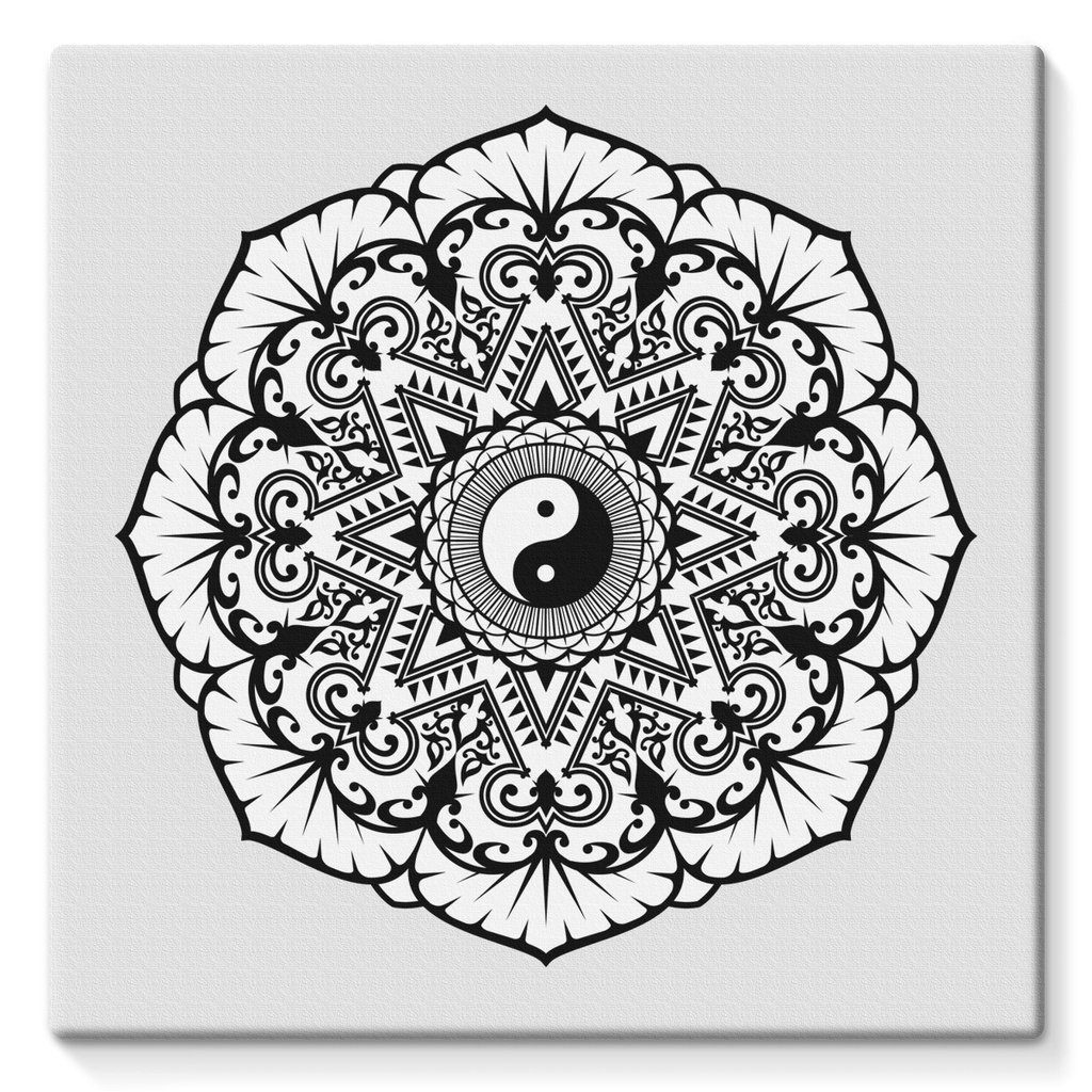 Mandala Canvas Canvas kite.ly 10"x10" 