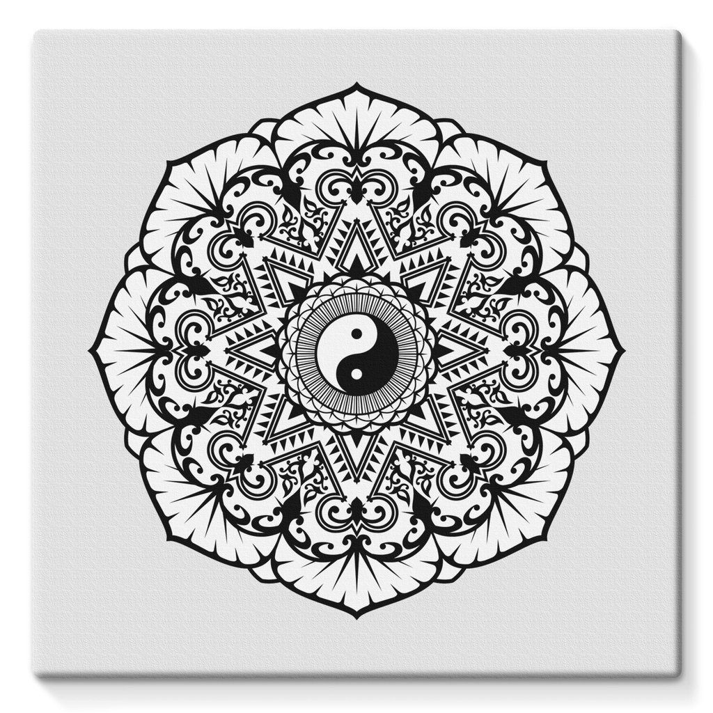 Mandala Canvas Canvas kite.ly 14"x14" 