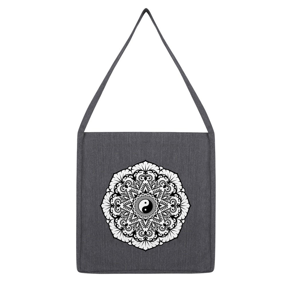 Mandala Tote Bag Bag kite.ly Melange Dark Heather