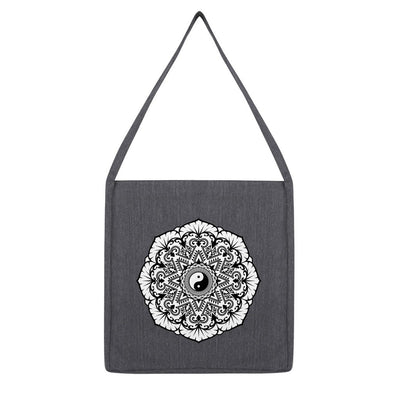 Mandala Tote Bag Bag kite.ly Melange Dark Heather