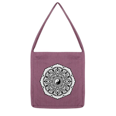 Mandala Tote Bag Bag kite.ly Melange Plum