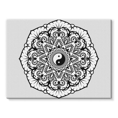 Mandala Canvas Canvas kite.ly 32"x24" 