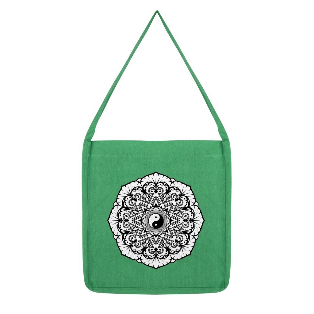 Mandala Tote Bag Bag kite.ly Melange Green