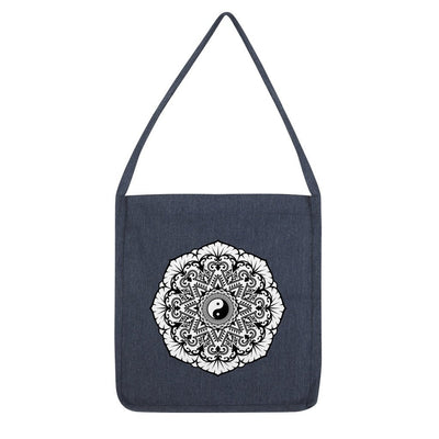 Mandala Tote Bag Bag kite.ly Melange Navy