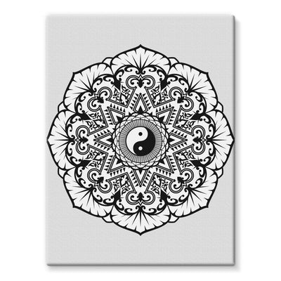 Mandala Canvas Canvas kite.ly 24"x32" 